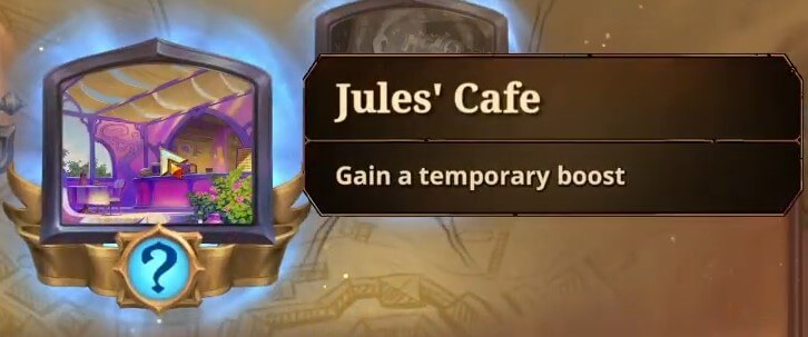 jules' cafe temporary boost