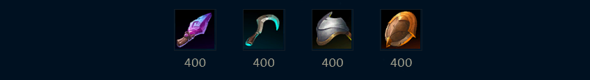 Support Starting Items