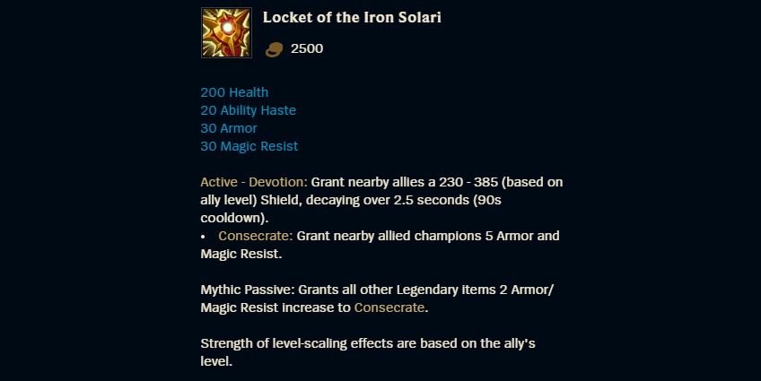 Locket of the Iron Solari