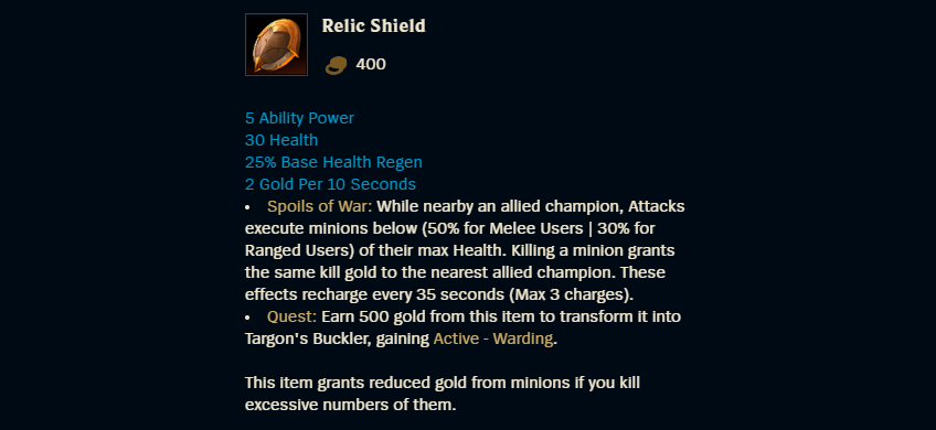 Relic Shield