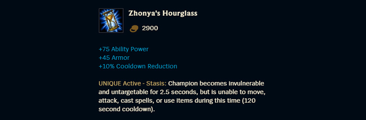 Zhonya's Hourglass