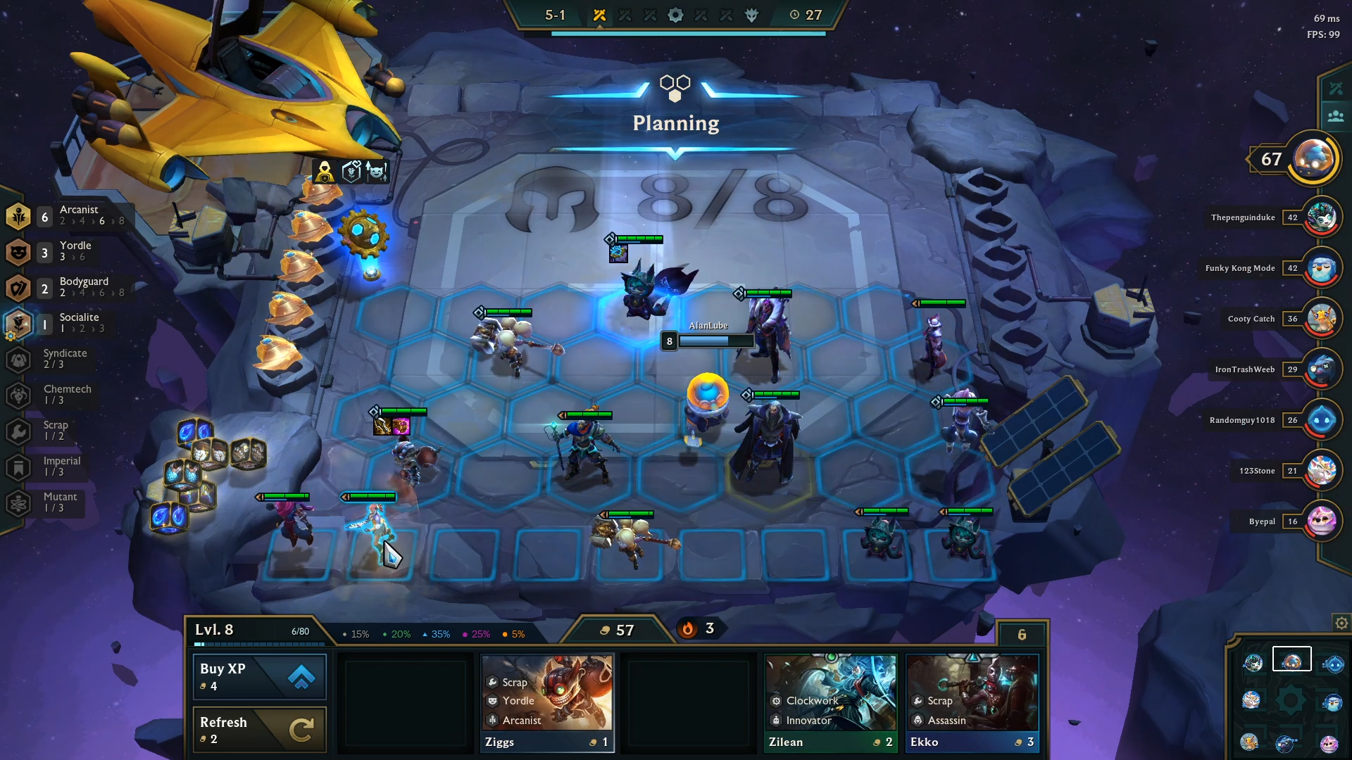 TFT Set 6 Round 5-1