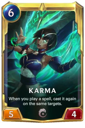 Karma level 2 (LoR card)