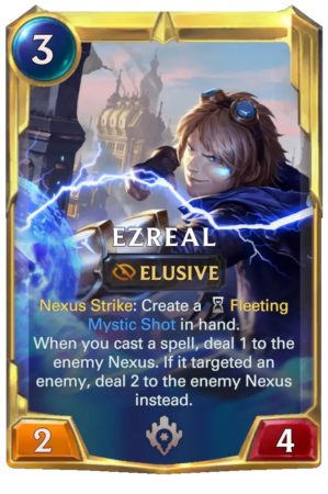 Ezreal level 2 (LoR card)