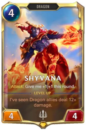 Shyvana Level 1 (LoR card)