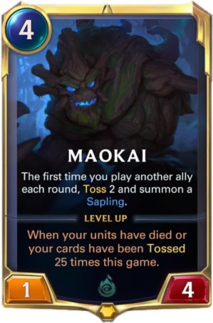 Maokai Level 1 (LoR card)