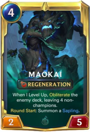 Maokai LoR Level 2 (LoR card)