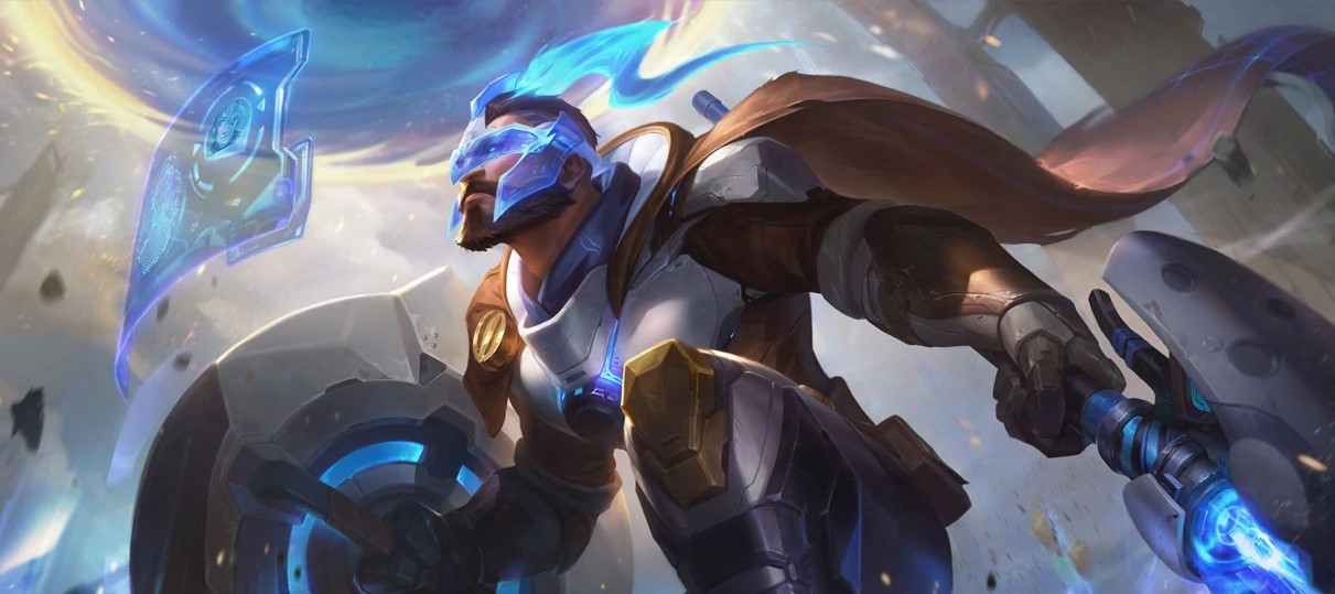 Theory] The New Champion leaked Splash Art is a skin from the