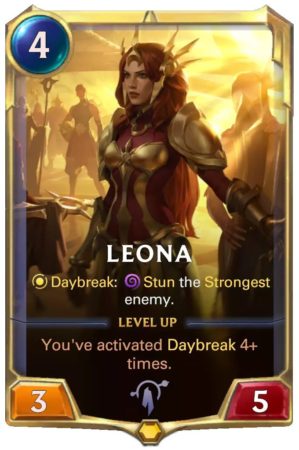 Leona Level 1 (LoR card)