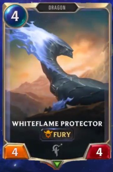 Call of the Mountain LoR Card Impressions: Fury (Whiteflame Protector