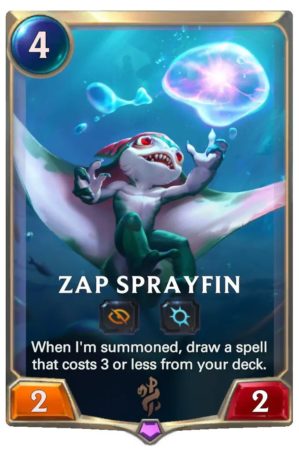 Zap Sprayfin (LoR card)