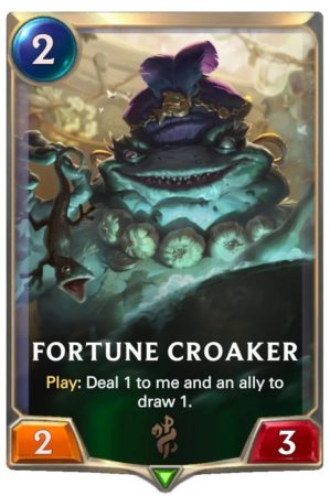 Fortune Croaker (LoR card)