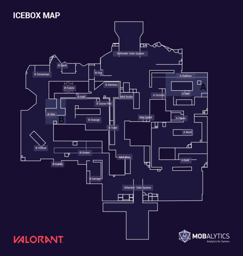 Icebox Valorant Map Guide (Overview, Team Comp and