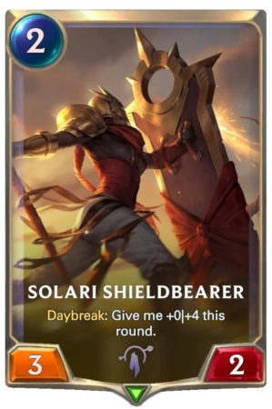 Solari Shieldbearer (LoR card)