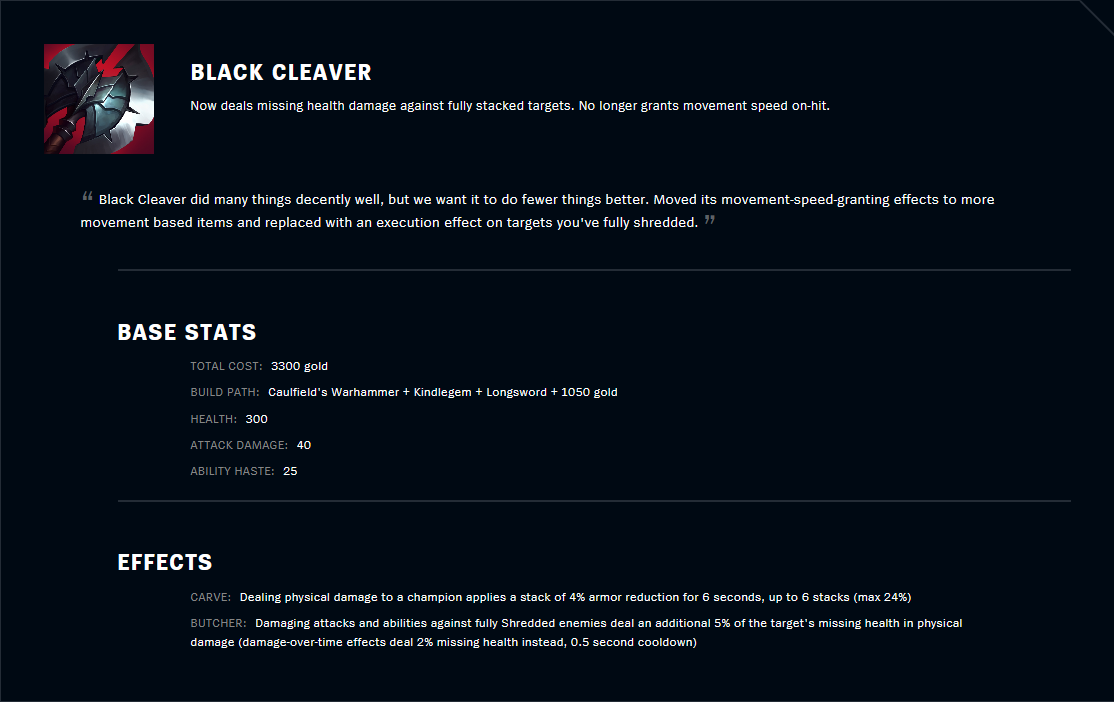 Black Cleaver