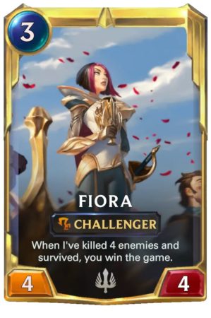 Fiora level 2 (LoR Card)