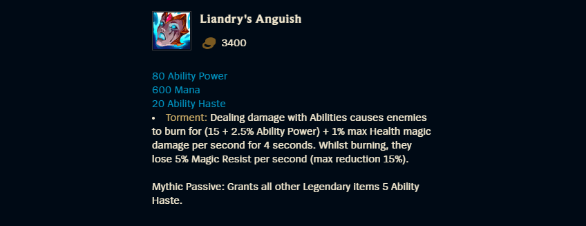 Liandry's Anguish