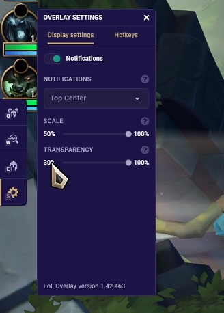 are OVERLAYS allowed in TFT?