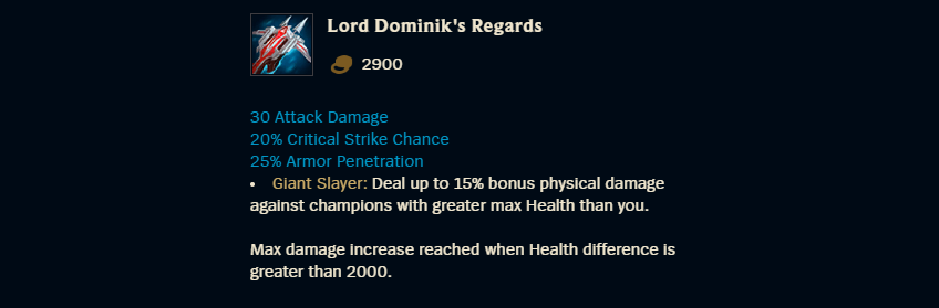 Lord Dominik's Regards