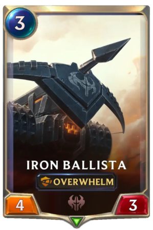 Iron Ballista (LoR Card)