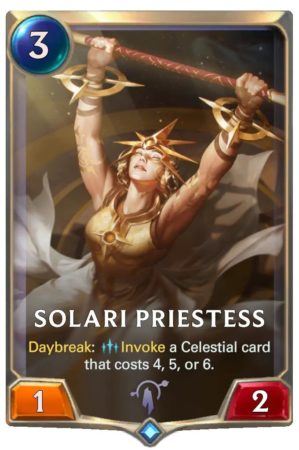 Solari Priestess (LoR card)