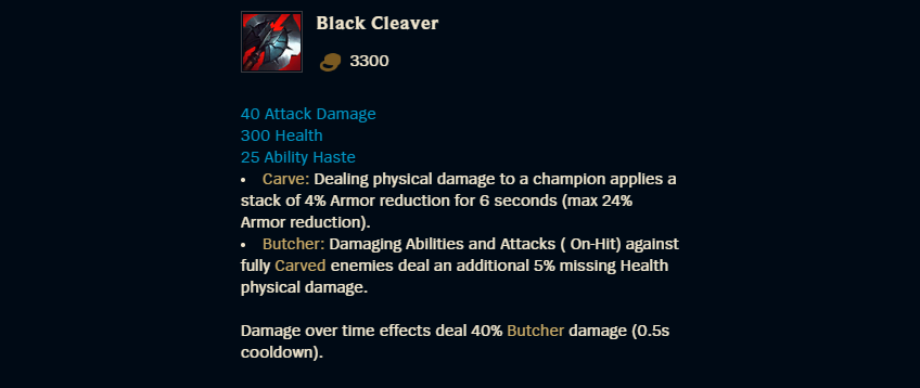 The Black Cleaver