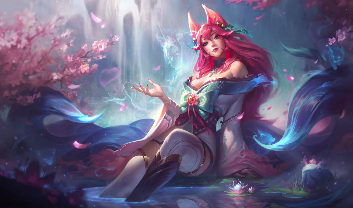 Spirit Blossom Ahri (splash)