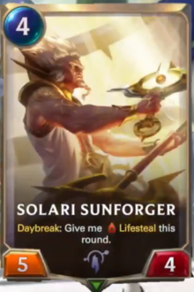 Solari Sunforger (LoR Card Reveal)