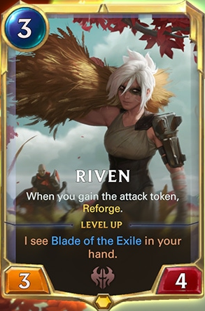 Riven level 1 (LoR Card Reveal)