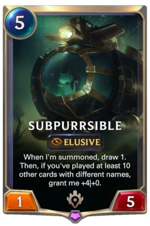 Subpurrsible (LoR Card)