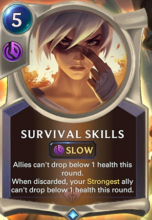 Survival Skills (LoR Card Reveal)