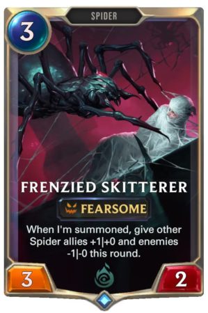 Frenzied Skitterer (LoR Card)