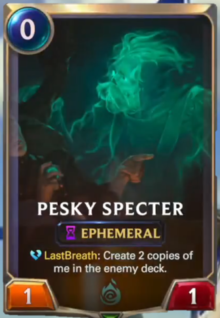 Pesky Spector (LoR Card Reveal)