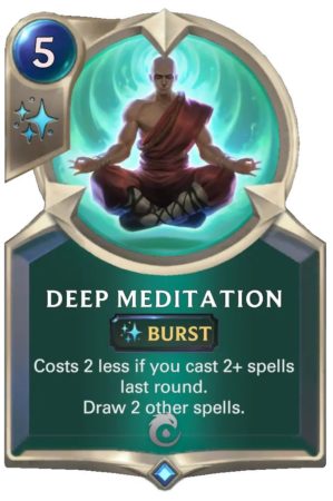 Deep Meditation (LoR Card)