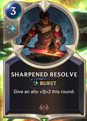 Sharpened Resolve (LoR Card Reveal)