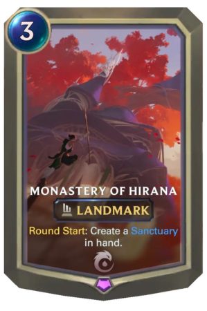 Monastery of Hirana (LoR Card)