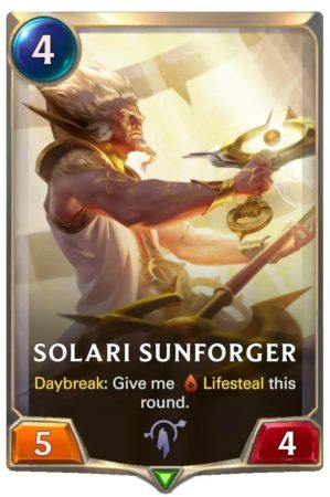 Solari Sunforger (LoR Card)