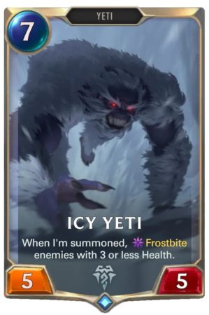 Icy Yeti (LoR Card)