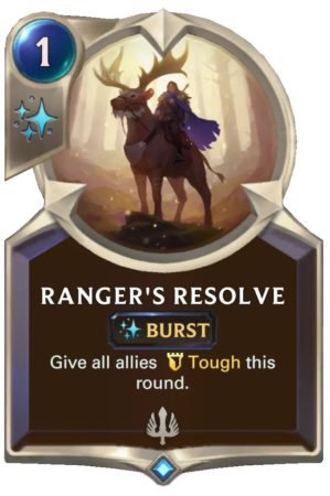 Ranger's Resolve (LoR Card)