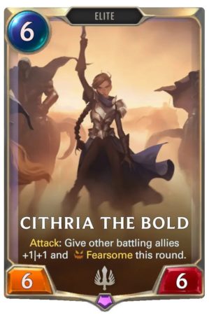 Cithra the Bold (LoR Card)