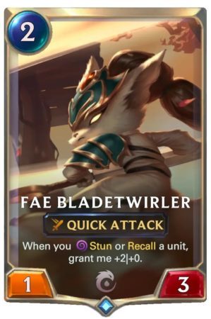 Fae Bladetwirler (LoR Card)