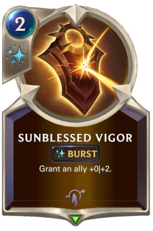 Sunblessed Vigor (LoR Card)