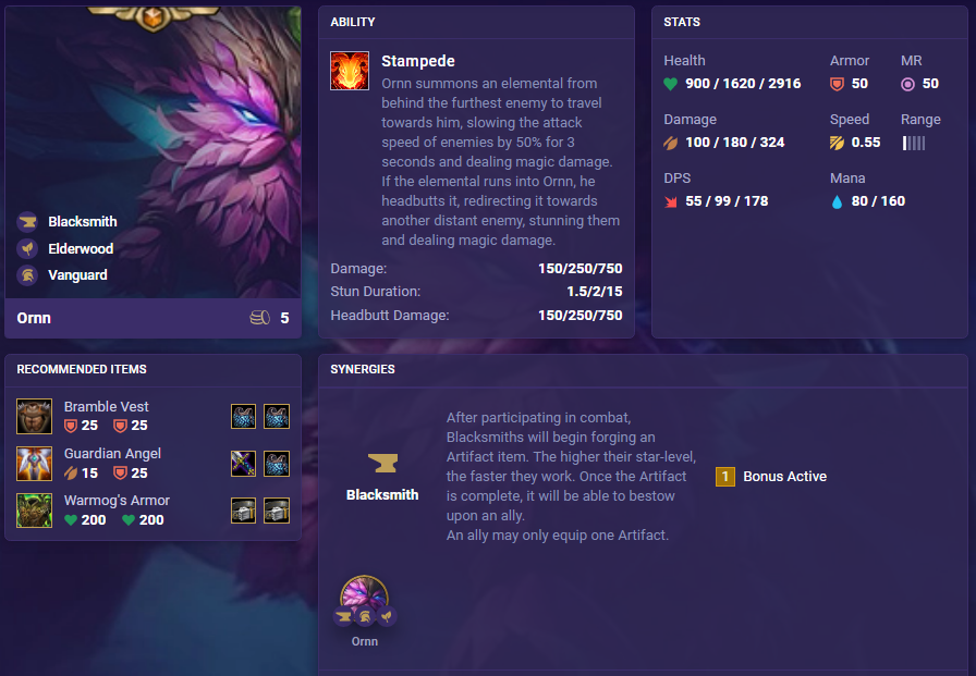 TFT Set 4.5 Ornn