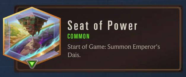 Seat of Power (Lab of Legends)