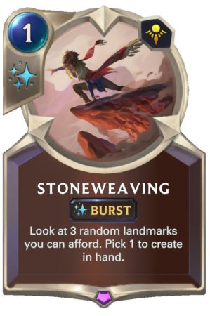 Stoneweaving (LoR Card)