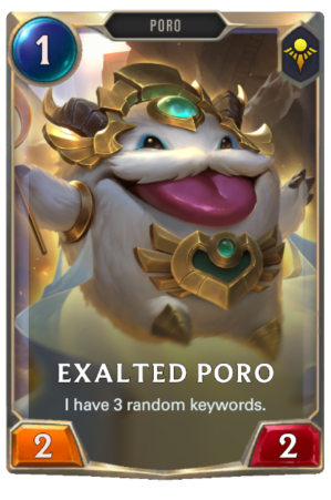 Exalted Poro (LoR Card)