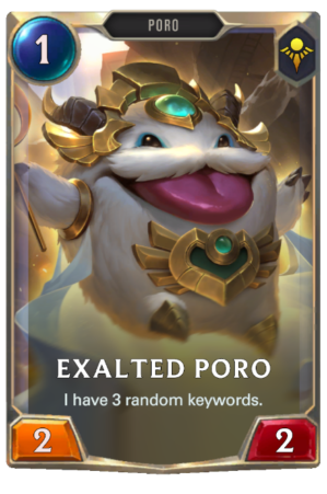 Exalted Poro (LoR Card)