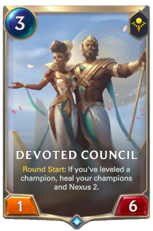 Devoted Council (LoR Card)