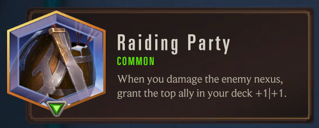Raiding Party (Lab of Legends)