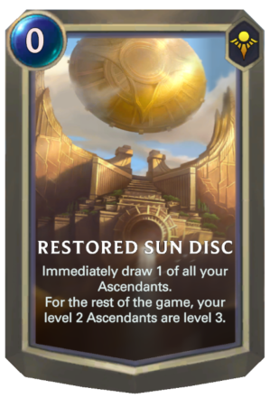 Restored Sun Disc (LoR Card)